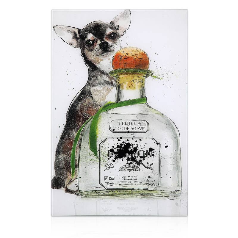 Empire Art "Viva Mexico" Frameless Free Floating Tempered Art Glass by EAD Art Coop