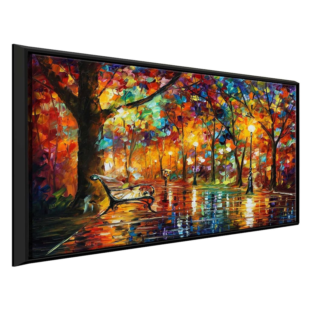 Colorful Night ' by Leonid Afremov Framed Oil Painting Print on Canvas