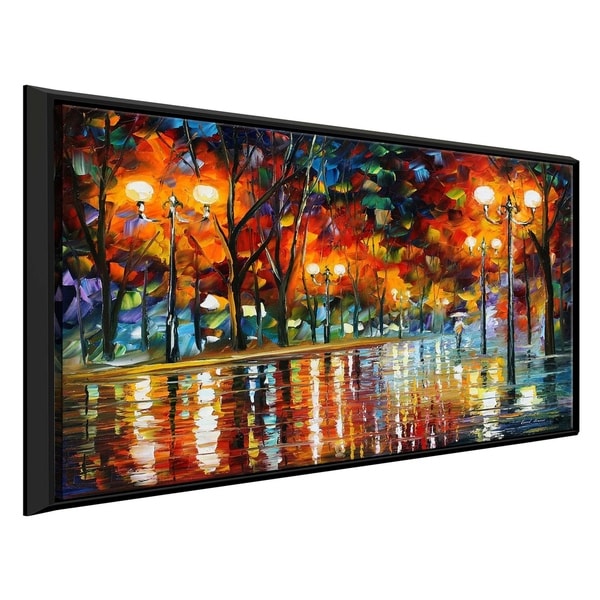 Did She Leave ' by Leonid Afremov Framed Oil Painting Print on Canvas