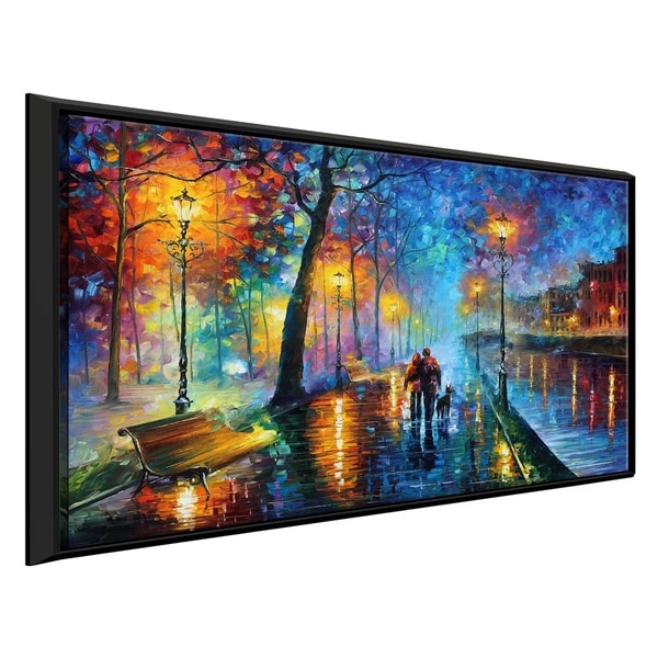 Melody Of The Night ' by Leonid Afremov Framed Oil Painting Print on Canvas