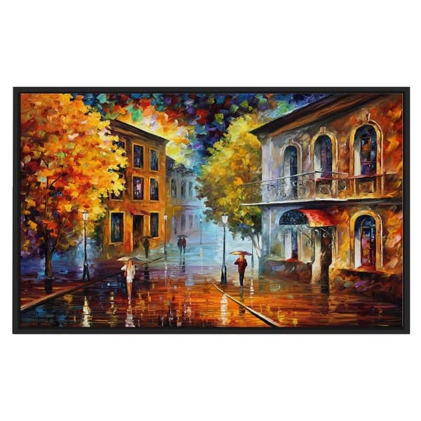 Etude In Red ' By Leonid Afremov Framed Oil Painting Print On Canvas 