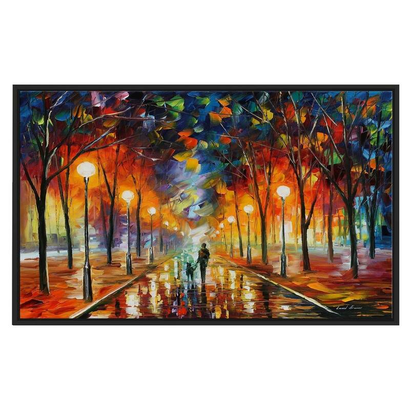 Friendship ' by Leonid Afremov Framed Oil Painting Print on Canvas