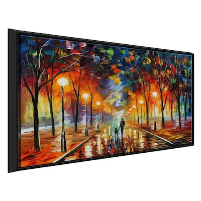 Friendship ' by Leonid Afremov Framed Oil Painting Print on Canvas