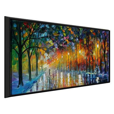 Ice Reflections ' by Leonid Afremov Framed Oil Painting Print on Canvas