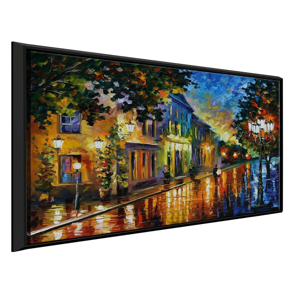 On The Way To Morning ' by Leonid Afremov Framed Oil Painting Print on Canvas