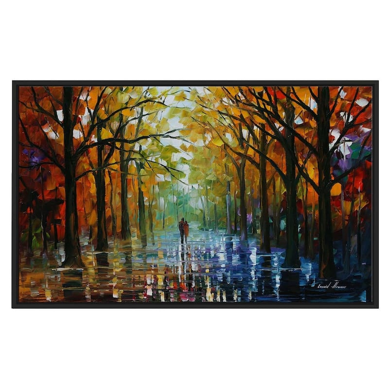 Fall Date ' by Leonid Afremov Framed Oil Painting Print on Canvas