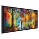 preview thumbnail 1 of 1, Rainy Wedding ' by Leonid Afremov Framed Oil Painting Print on Canvas