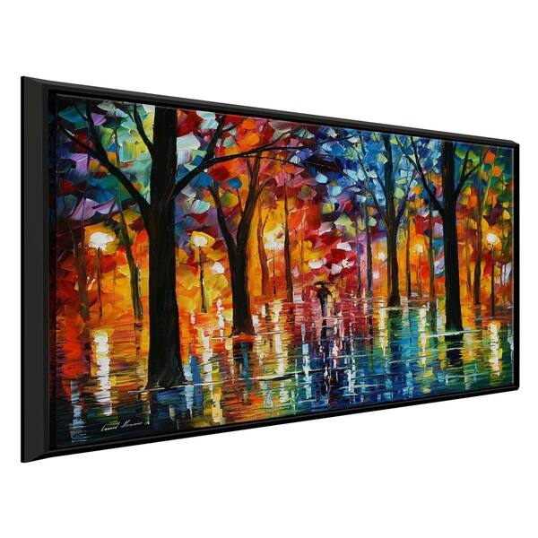 Rain Of Fire ' by Leonid Afremov Framed Oil Painting Print on Canvas ...