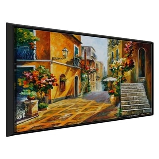 The Sun Of Sicily ' by Leonid Afremov Framed Oil Painting Print on ...