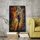 Queen Of Fire ' by Leonid Afremov Framed Oil Painting Print on Canvas ...