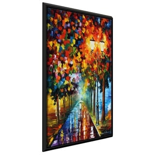 Burst Of Colors ' By Leonid Afremov Framed Oil Painting Print On Canvas ...