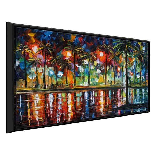 Tropical Fiesta ' by Leonid Afremov Framed Oil Painting Print on Canvas