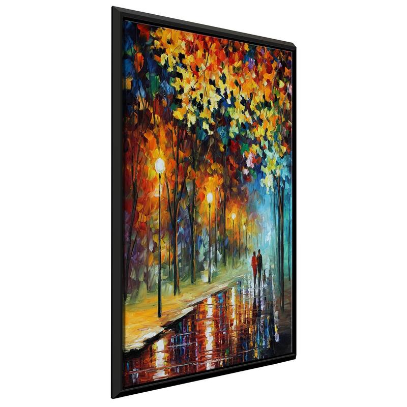 The Warmth Of Friends ' by Leonid Afremov Framed Oil Painting Print on ...