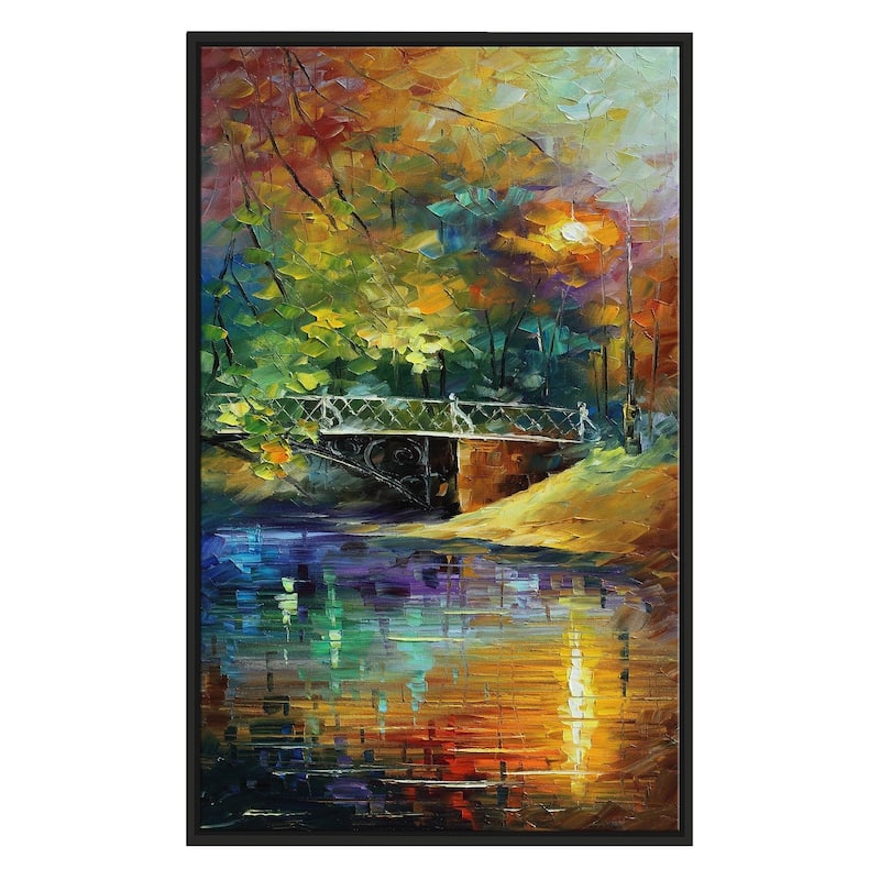 Aura Of Autumn Iii ' by Leonid Afremov Framed Oil Painting Print on Canvas