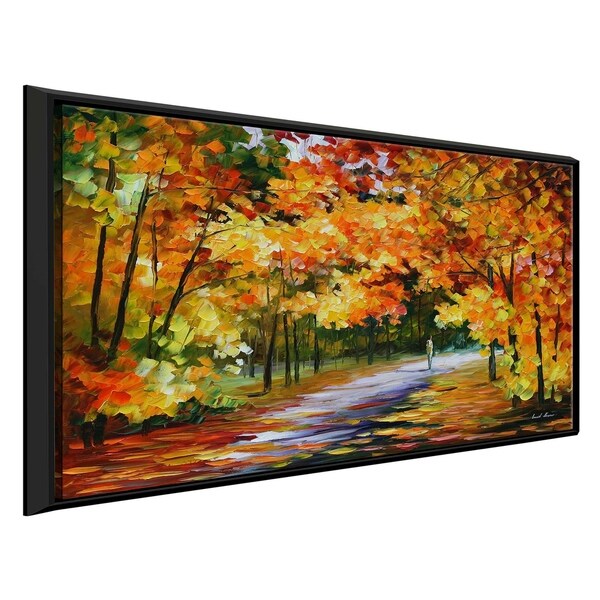 The Path Of Sun Beams ' by Leonid Afremov Framed Oil Painting Print on Canvas
