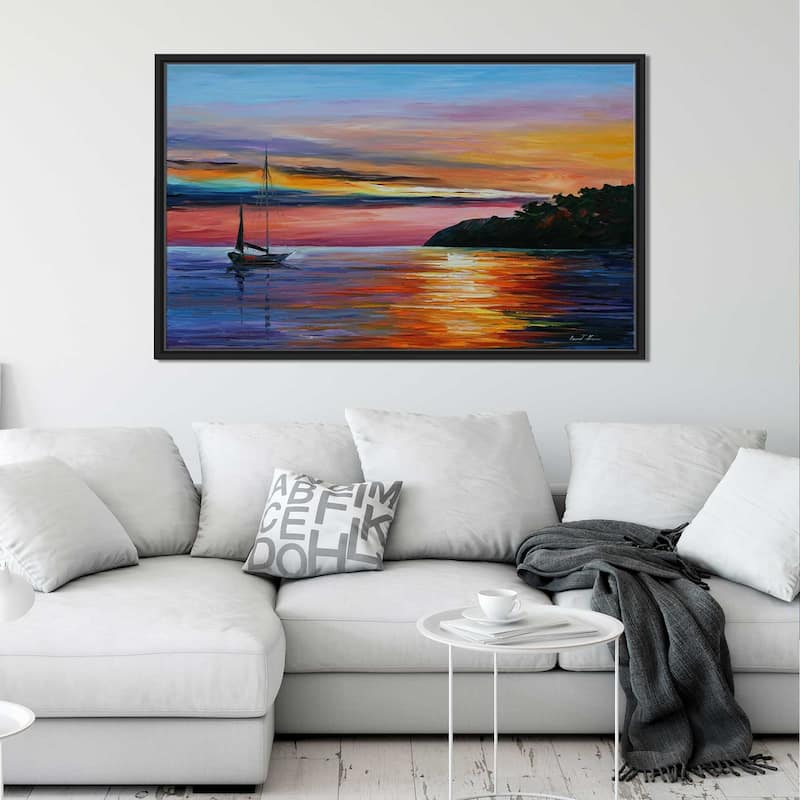 Way To Home 1 ' by Leonid Afremov Framed Oil Painting Print on Canvas