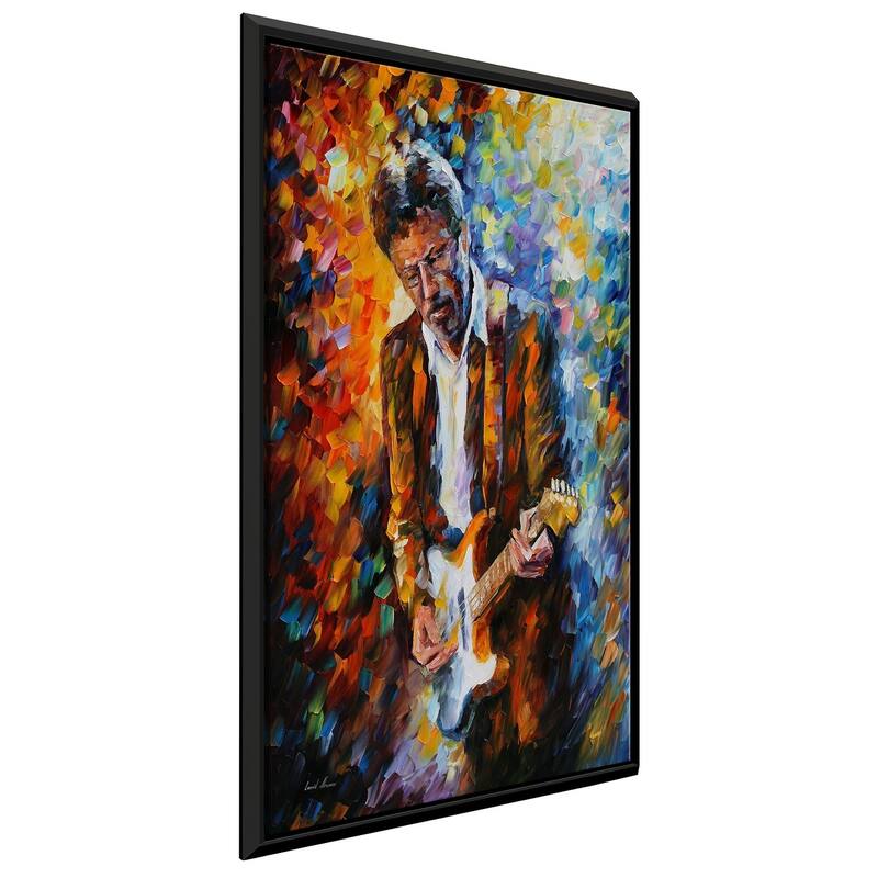 Eric Clapton ' by Leonid Afremov Framed Oil Painting Print on Canvas