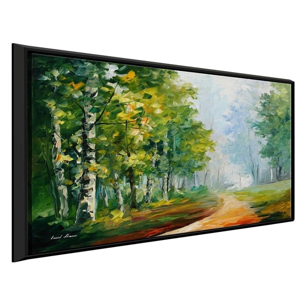 Summer Forest ' by Leonid Afremov Framed Oil Painting Print on Canvas