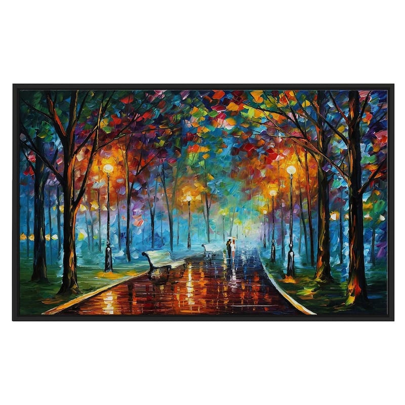 Misty Mood ' by Leonid Afremov Framed Oil Painting Print on Canvas