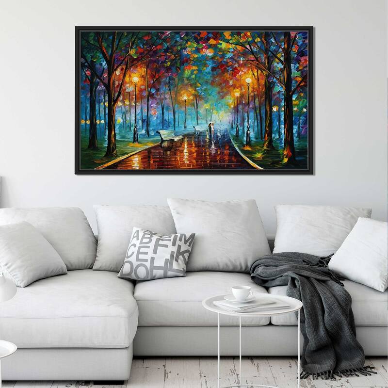 Misty Mood ' by Leonid Afremov Framed Oil Painting Print on Canvas