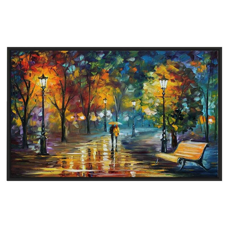 Soul Of The Rain ' by Leonid Afremov Framed Oil Painting Print on Canvas