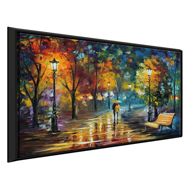 Soul Of The Rain ' by Leonid Afremov Framed Oil Painting Print on Canvas