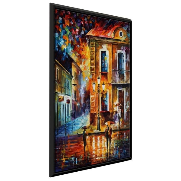 Charming Night ' by Leonid Afremov Framed Oil Painting Print on Canvas