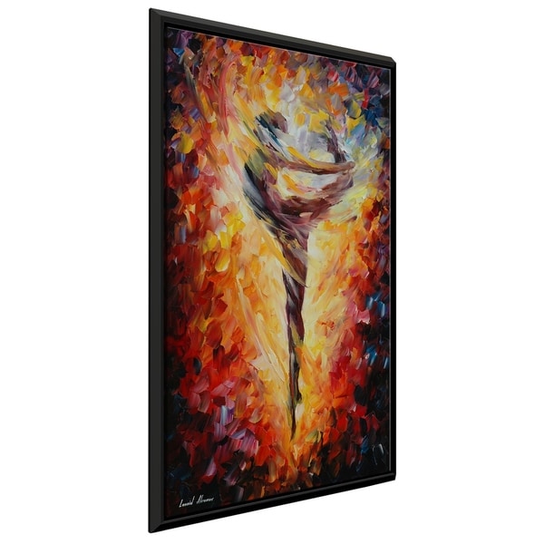 Ballet ' by Leonid Afremov Framed Oil Painting Print on Canvas