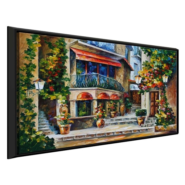 Sicily - Spring Morning ' by Leonid Afremov Framed Oil Painting Print on Canvas