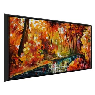 Stream Of Autumn ' by Leonid Afremov Framed Oil Painting Print on ...