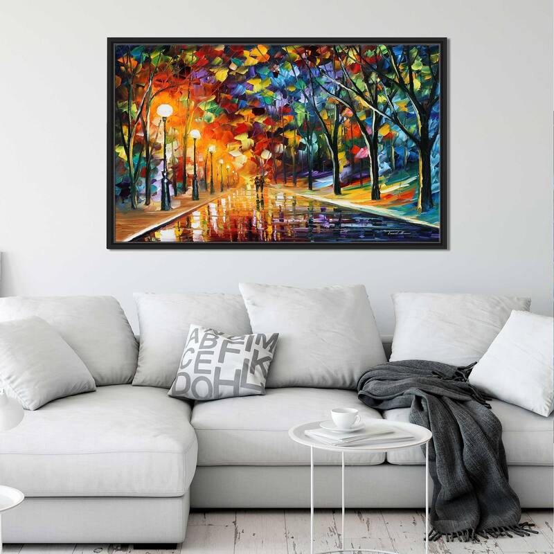 Romantic Evening 1 ' by Leonid Afremov Framed Oil Painting Print on Canvas
