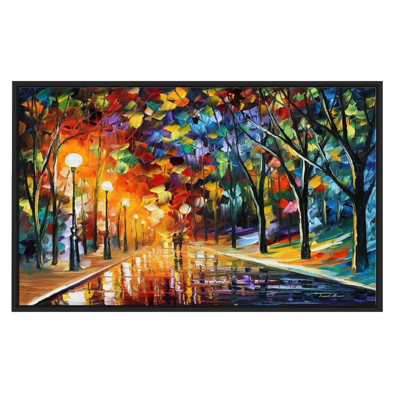 Romantic Evening 1 ' by Leonid Afremov Framed Oil Painting Print on Canvas