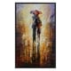 preview thumbnail 2 of 1, Together In The Storm ' by Leonid Afremov Framed Oil Painting Print on Canvas