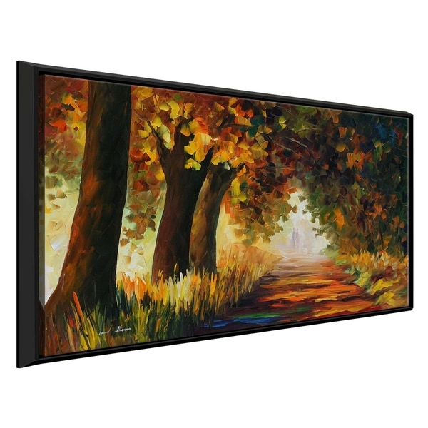 Under The Arch Of Autumn ' by Leonid Afremov Framed Oil Painting Print on Canvas
