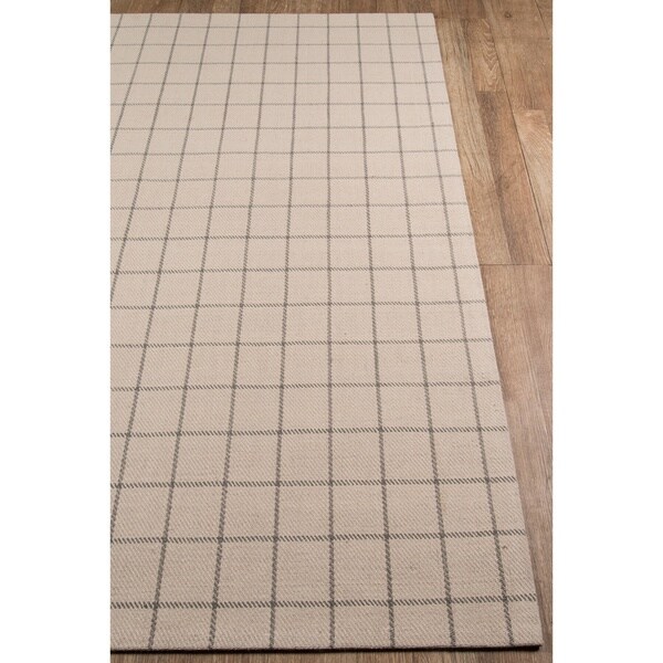 Erin Gates by Momeni Marlborough Deerfield Grey Hand Woven Wool Area Rug 2 X 3
