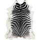 preview thumbnail 9 of 18, Erin Gates by Momeni Acadia Animal Print Faux Hide Area Rug - 5'3" x 7'10" Zebra Black