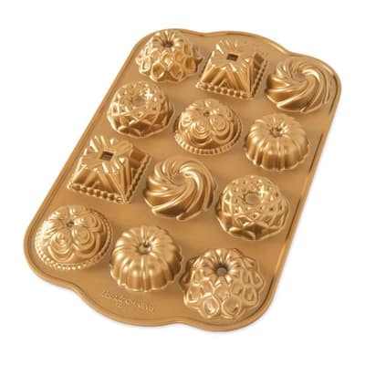 Nordic Ware Bundt Charms Pan - Gold