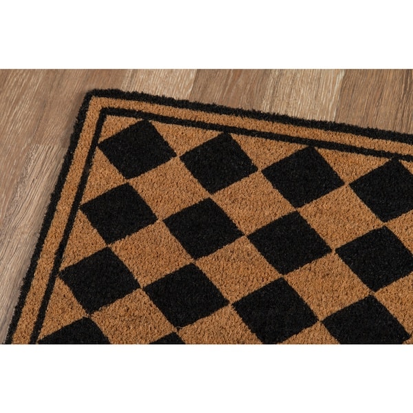 Shop Erin Gates By Momeni Park Harlequin Black Hand Woven