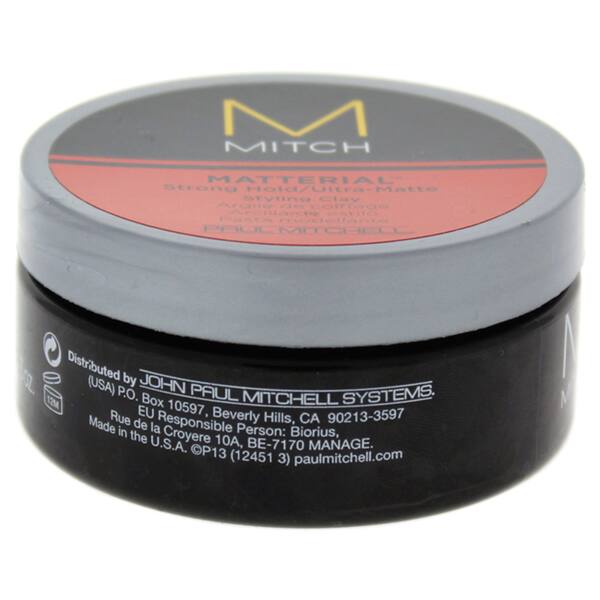 Shop Paul Mitchell Mitch Matterial 3 Ounce Strong Hold Ultra Matte Styling Clay Overstock