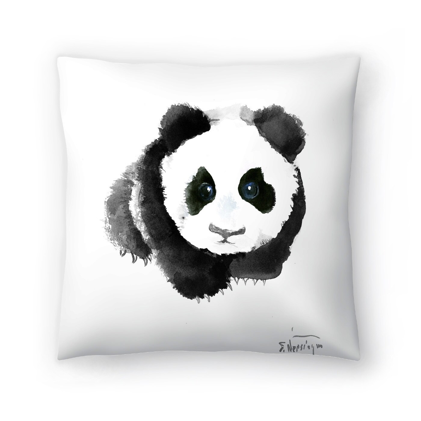 panda throw pillow
