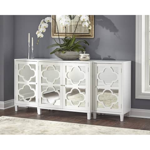 Buffets Sideboards China Cabinets Online At Our Lifey Broadway 3 Piece Mirrored Cabinet Set