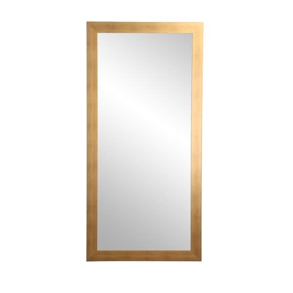 Brushed Gold Floor Mirror