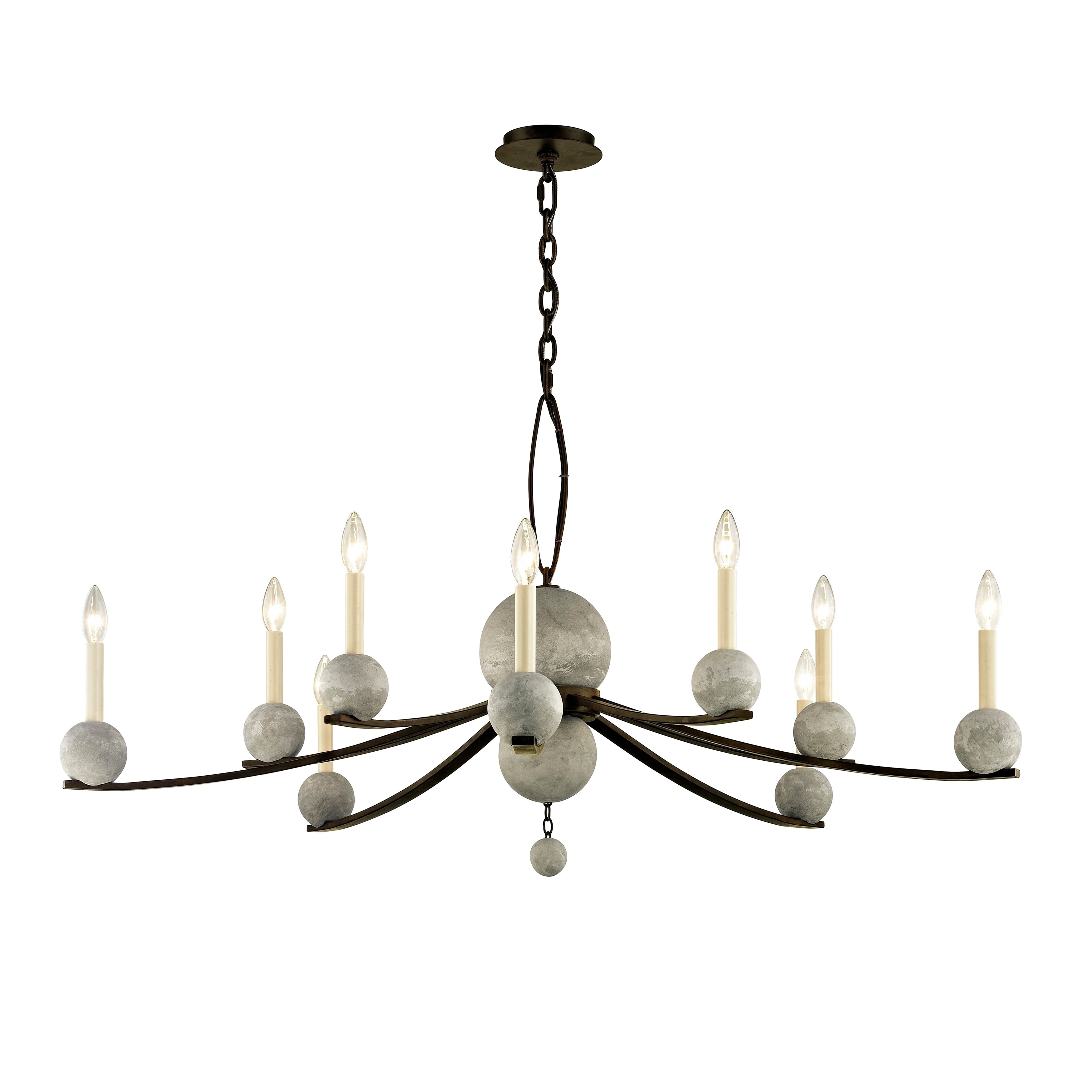 Troy Lighting Tallulah 10-light Natural Rust Chandelier - Chandeliers For Bedrooms by Overstock.com