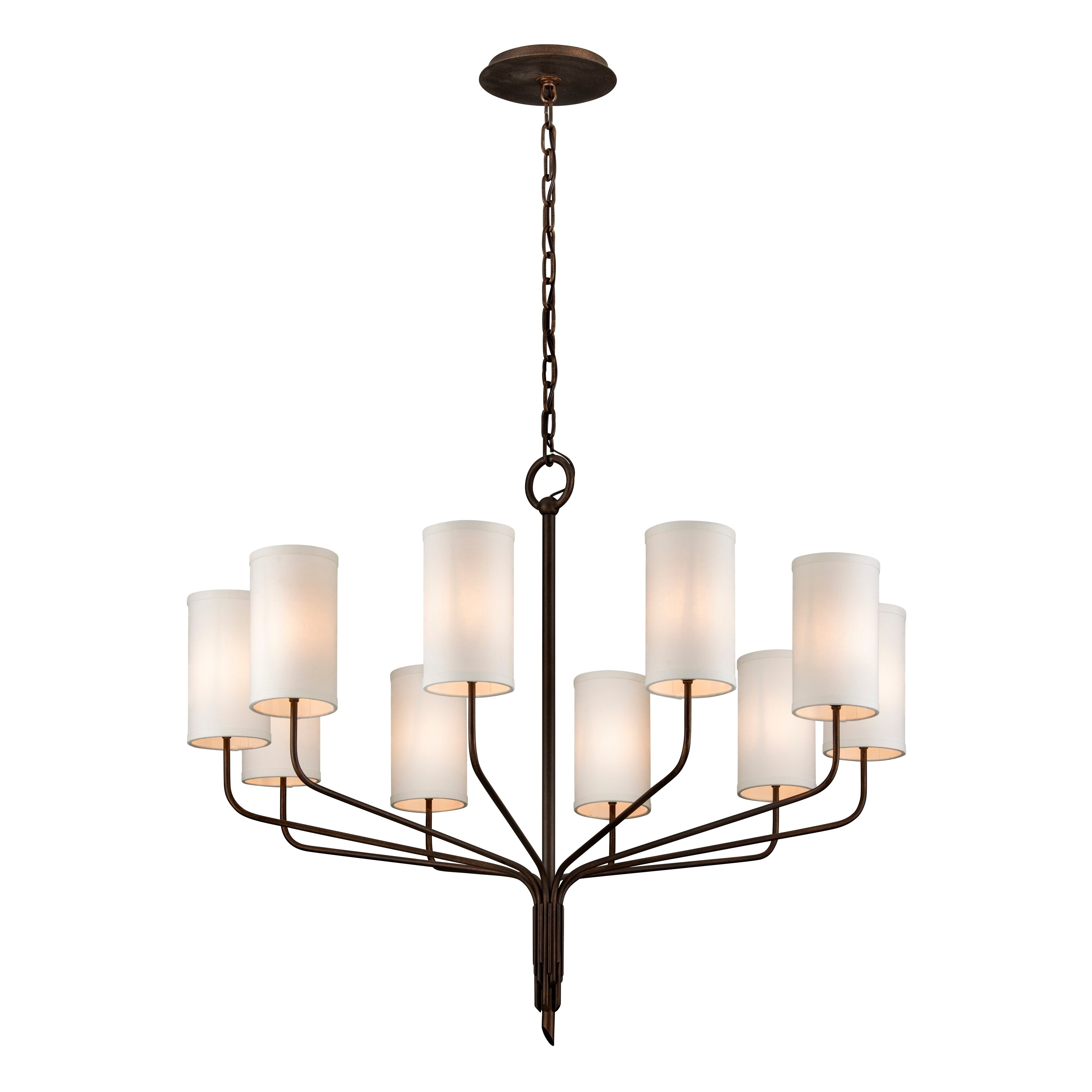 Troy Lighting Juniper 10-light Juniper Bronze Chandelier - Chandeliers For Bedrooms by Overstock.com