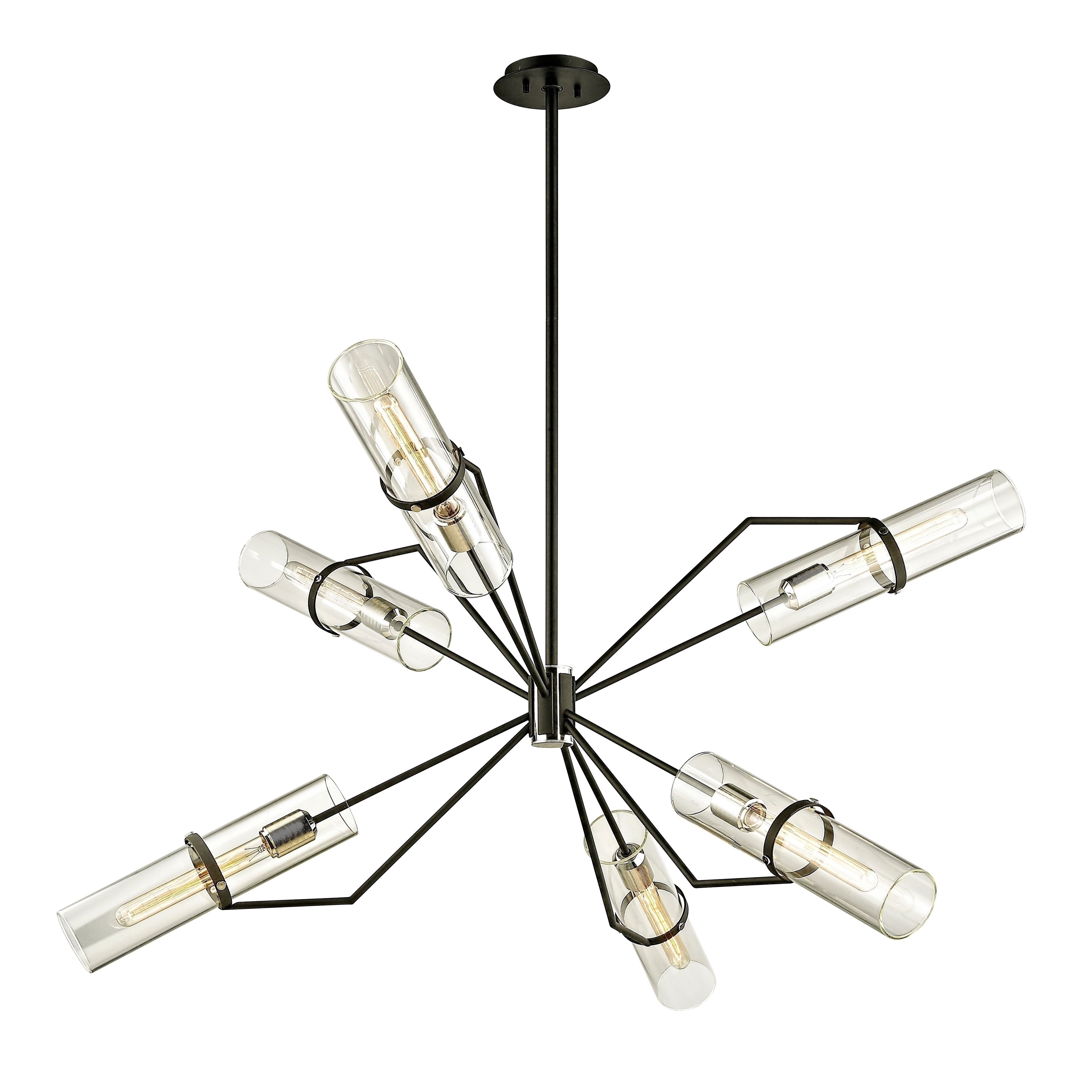 Troy Lighting Raef 50-inch Textured Black Chandelier - Chandeliers For Bedrooms by Overstock.com