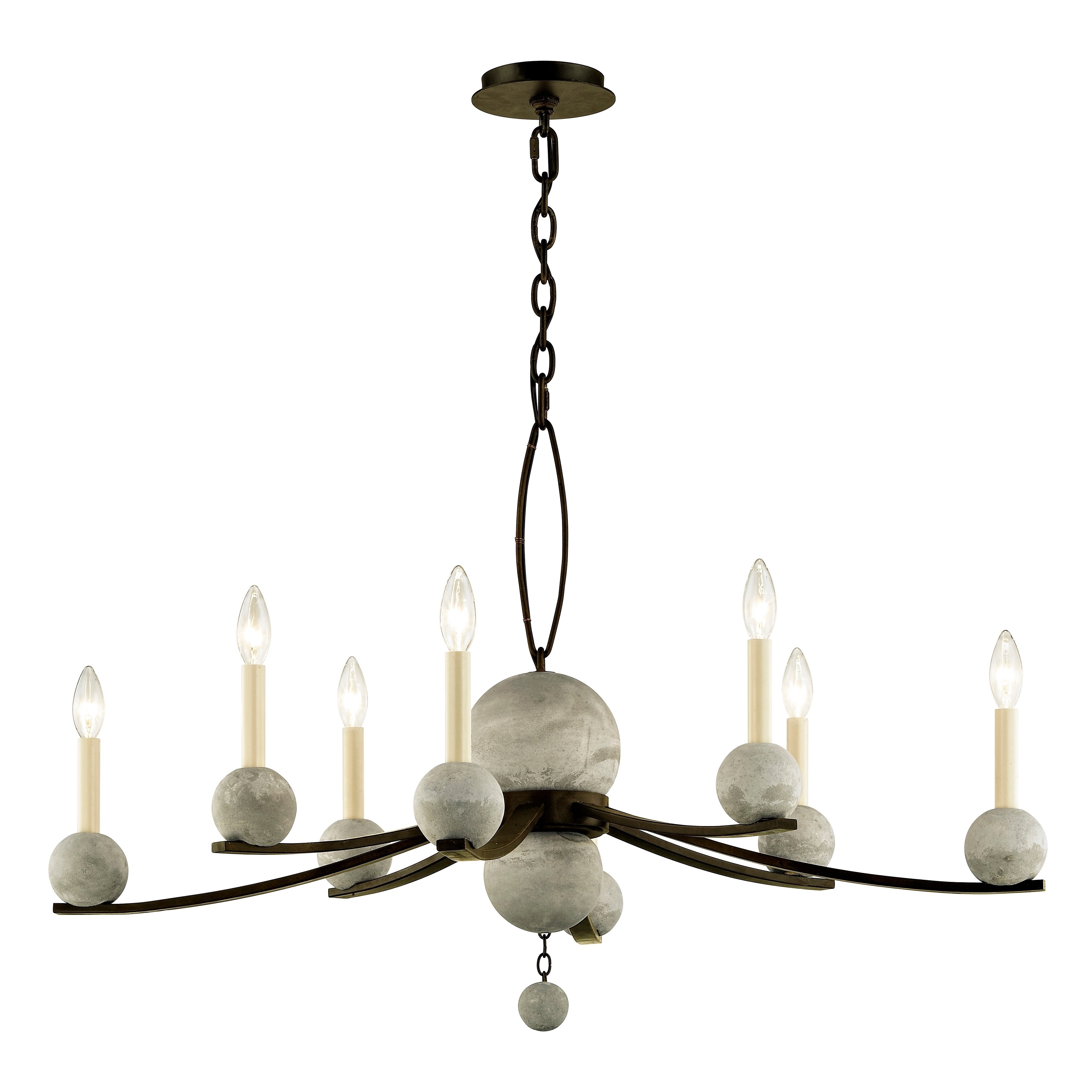 Troy Lighting Tallulah 8-light Natural Rust Chandelier - Chandeliers For Bedrooms by Overstock.com