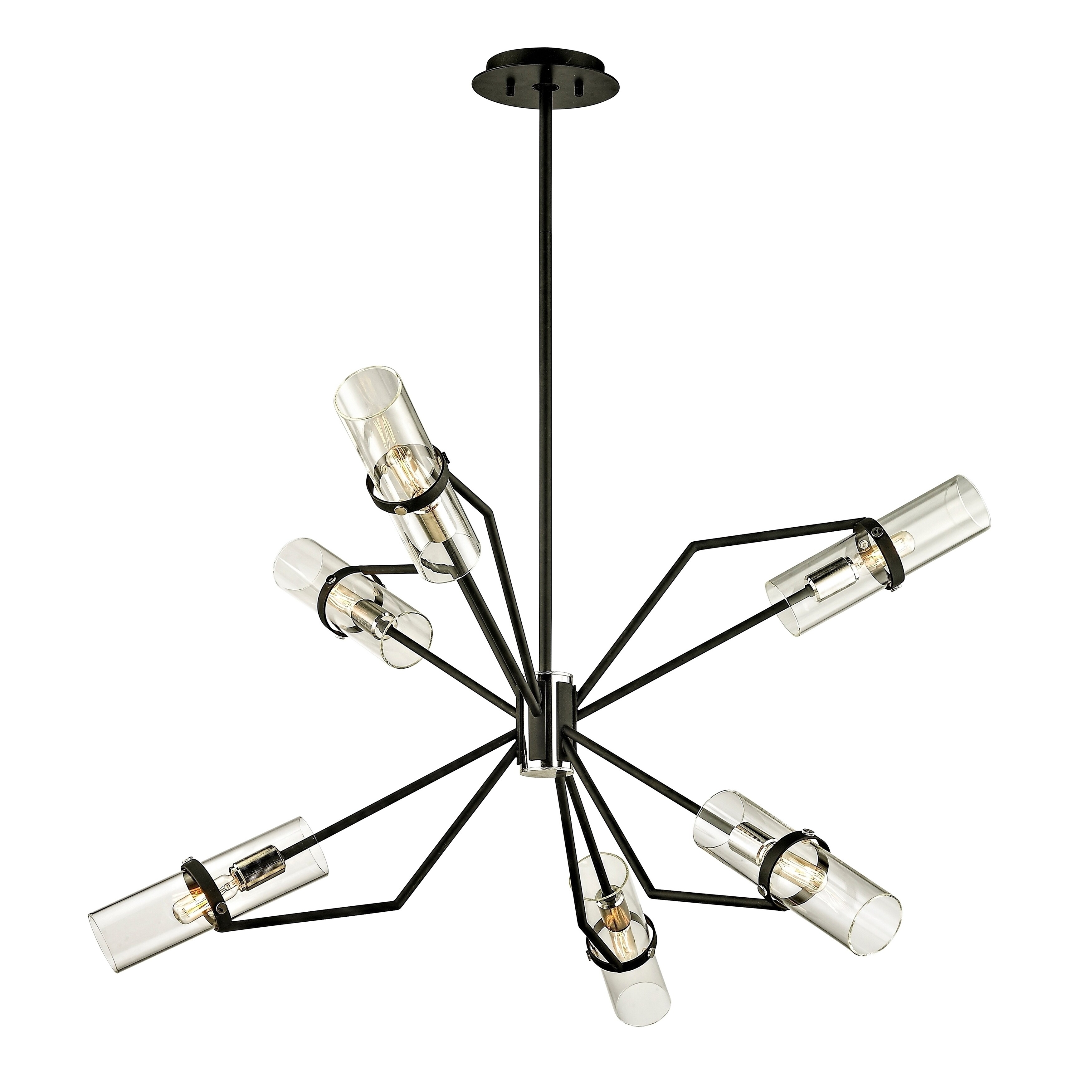 Troy Lighting Raef 36-inch Textured Black Chandelier - Chandeliers For Bedrooms by Overstock.com