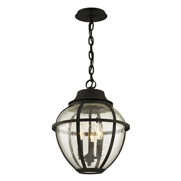 Troy Lighting Bunker Hill 3 Light Vintage Bronze Outdoor Pendant Troy Lighting Bunker Hill 3 Light Vintage Bronze Outdoor Pendant