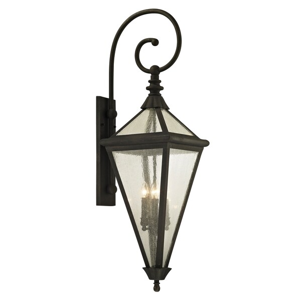 Shop Troy Lighting Geneva 5-light Vintage Bronze Extra Large Outdoor Wall Sconce - Free Shipping ...