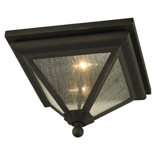Troy Lighting Outdoor Our Best Garden Patio Deals Troy Lighting Geneva 2 Light Vintage Bronze Outdoor Flush Mount